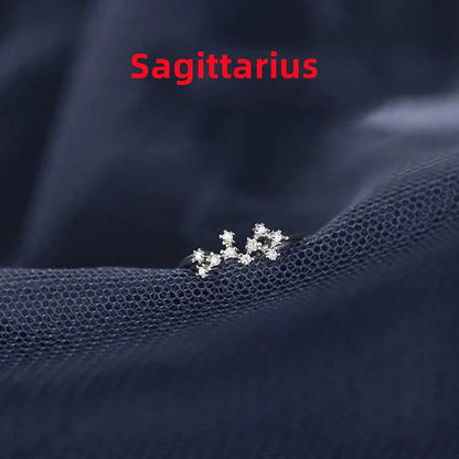 Elegant sterling silver zodiac sign rings in various astrological designs