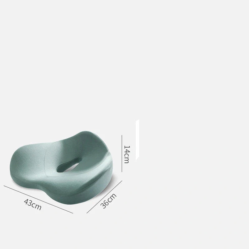 Ergonomic memory foam seat cushion in various colours for office and car use