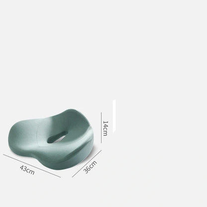 Ergonomic memory foam seat cushion in various colours for office and car use