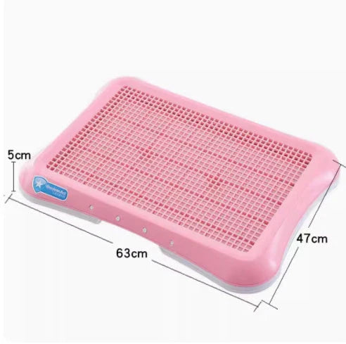 Premium pet toilet in blue, light green, and pink colours for hassle-free puppy training in the UK
