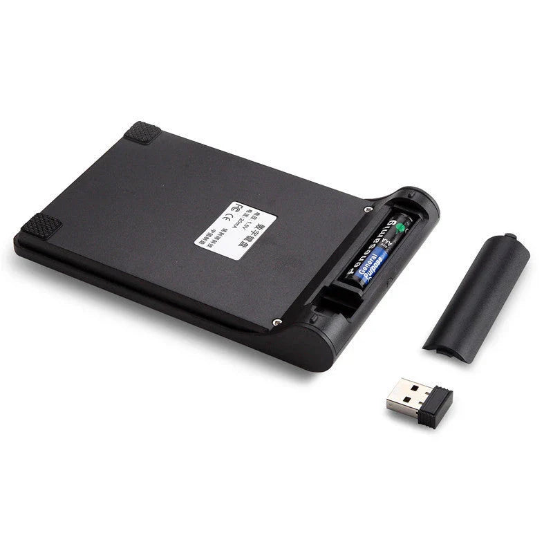 Wireless numerical keypad with ergonomic design, responsive buttons, and stable 2.4GHz connection for seamless productivity
