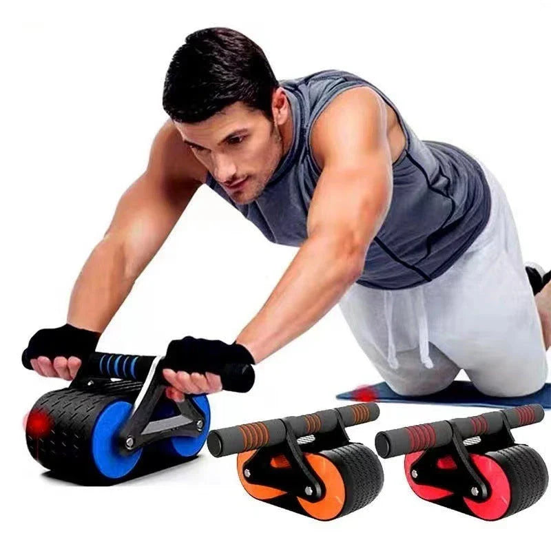 Premium Dual-Wheel Abdominal Roller for Intense Core and Arm Workouts - Durable Construction, Comfortable Grip, Suitable for All Fitness Levels