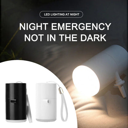 Outdoor Ultra-Long Life Electric Vacuum Three-in-One Camping Light with LED, vacuum pump, and distress signal