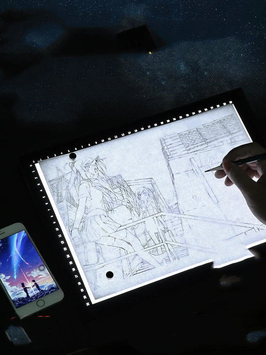 A4 USB Copying Translucent Painting Drawing Board with adjustable brightness