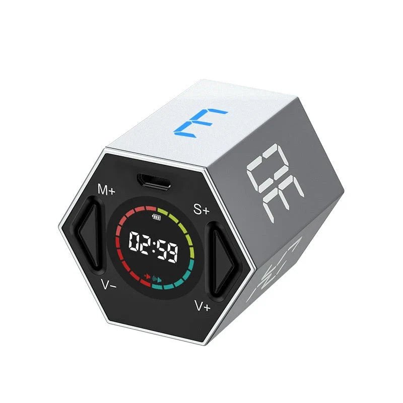High-Performance Digital Kitchen Timer with Alarm Clock - Versatile cooking companion with long-lasting battery, adjustable volume, and precise timing