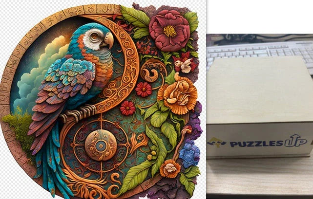 A3 Animal Wooden Puzzle with Box - Premium quality, vibrant animal designs, perfect for family fun