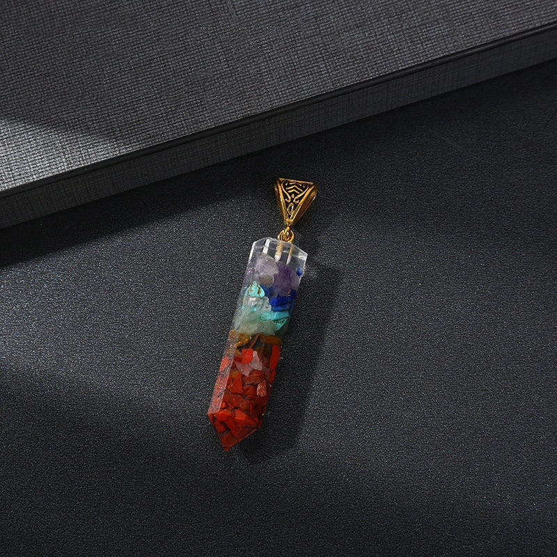 Elegant Chakra-Infused Crystal Pendant: Mindful British-Designed Jewellery for Spiritual Wellness