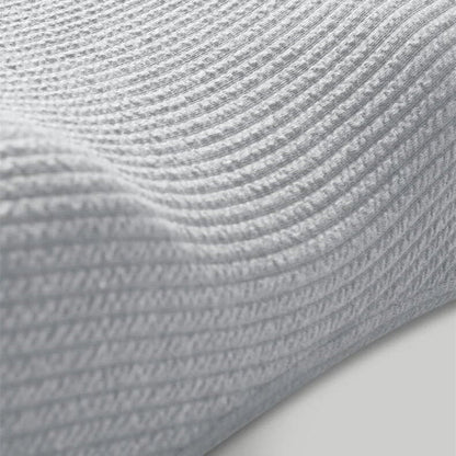 Customizable memory foam pillow with adjustable loft and knitted cotton cover for neck pain relief and better sleep