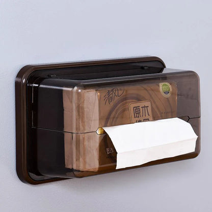 Versatile refrigerator organiser with multiple compartments for storing cling film, tissues, and other small kitchen items