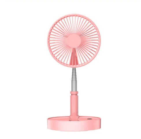 Versatile portable USB cooling fan with adjustable settings and long-lasting battery for use in home, outdoor, and camping environments