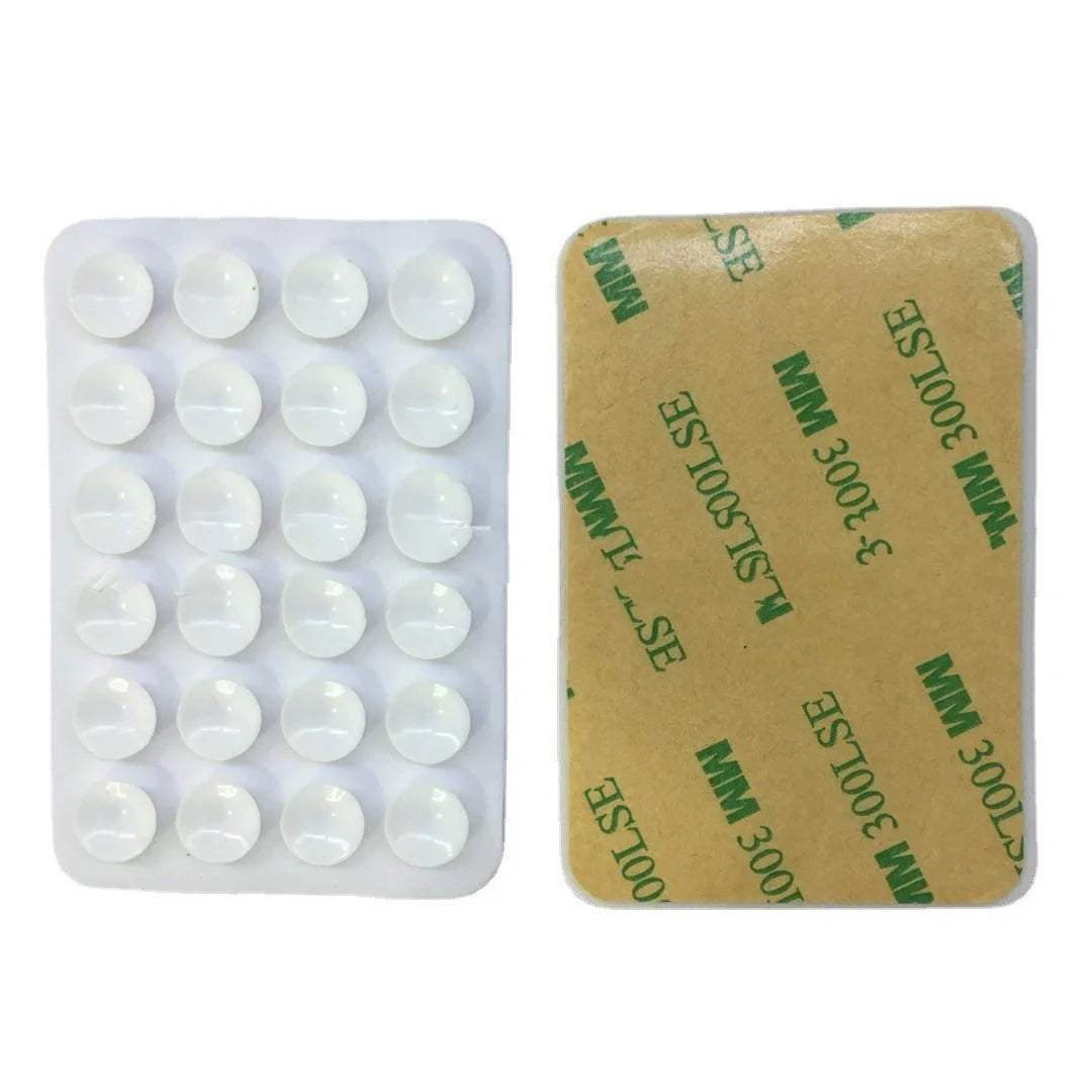 24 Grain Square Silicone Suction Cup for mobile phone and charging bank