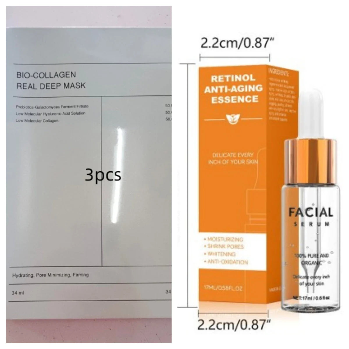 Collagen-Boosting Overnight Facial Mask with low-molecular-weight collagen for firming and elasticity