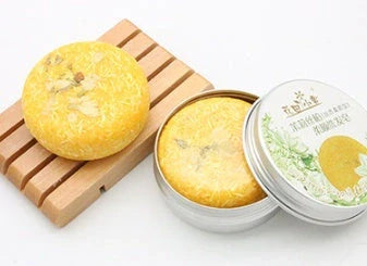 Natural Plant Shampoo Bar with essential oils for healthy hair care