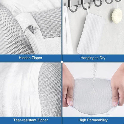 High-quality laundry bag for protecting shoes and delicate clothing during machine washing
