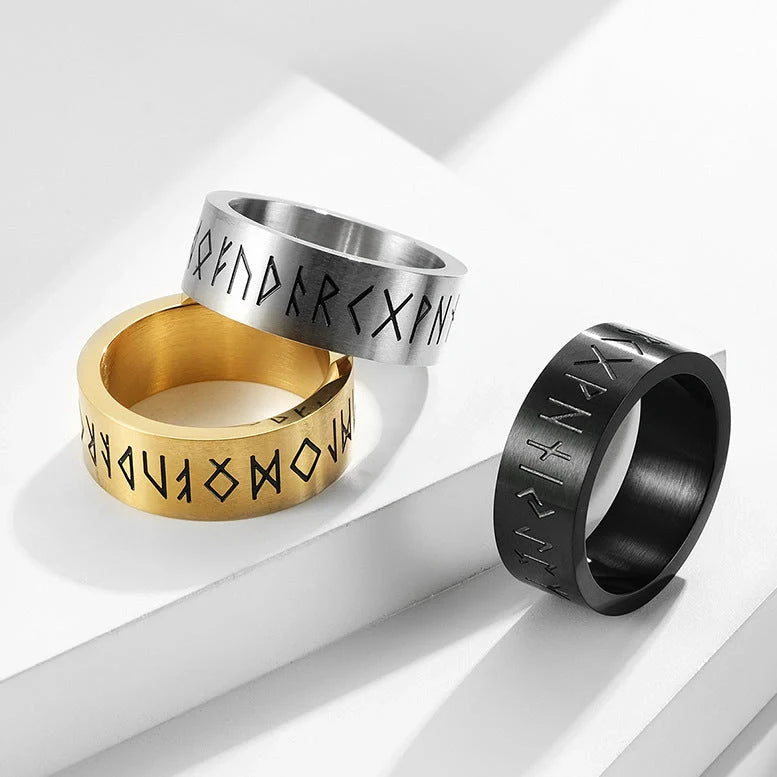 Stylish titanium steel matte brushed unisex rings for men and women