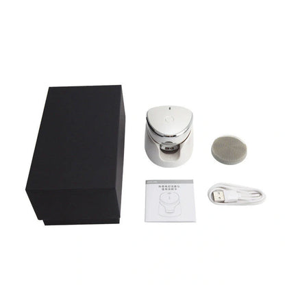 USB Charging Facial Cleansing Massager with silicone bristles and ergonomic design