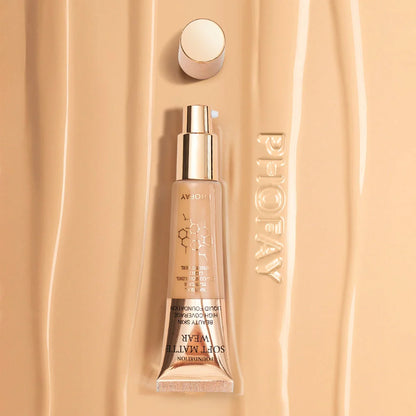PHOFAY Full Coverage Foundation in various shades, 30ml oil-controlling formula