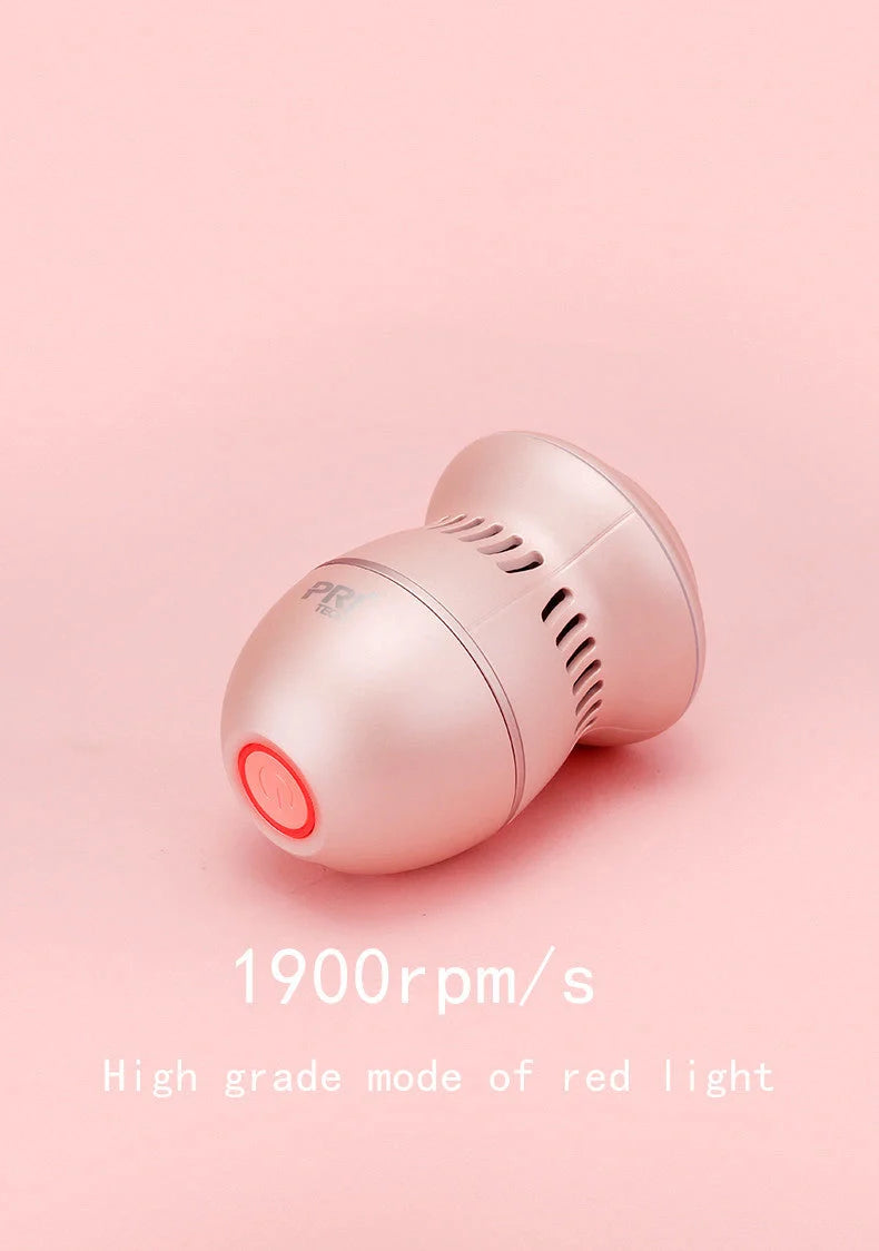 Electric foot file grinder with diamond heads for dead skin removal