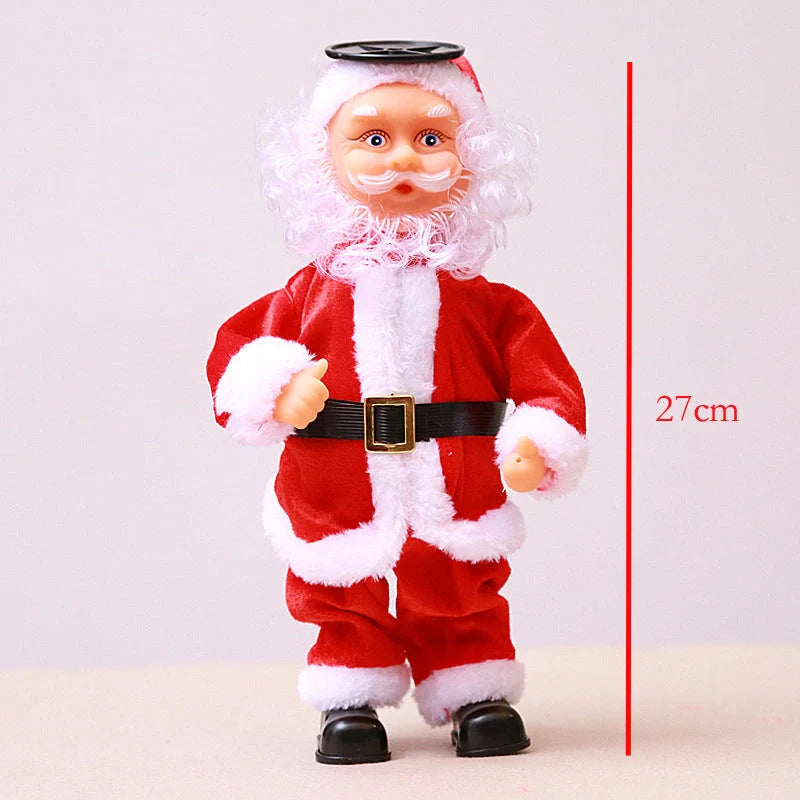 Electric Music Santa Claus Toy with interactive technology sense lamp, perfect for holiday gifting