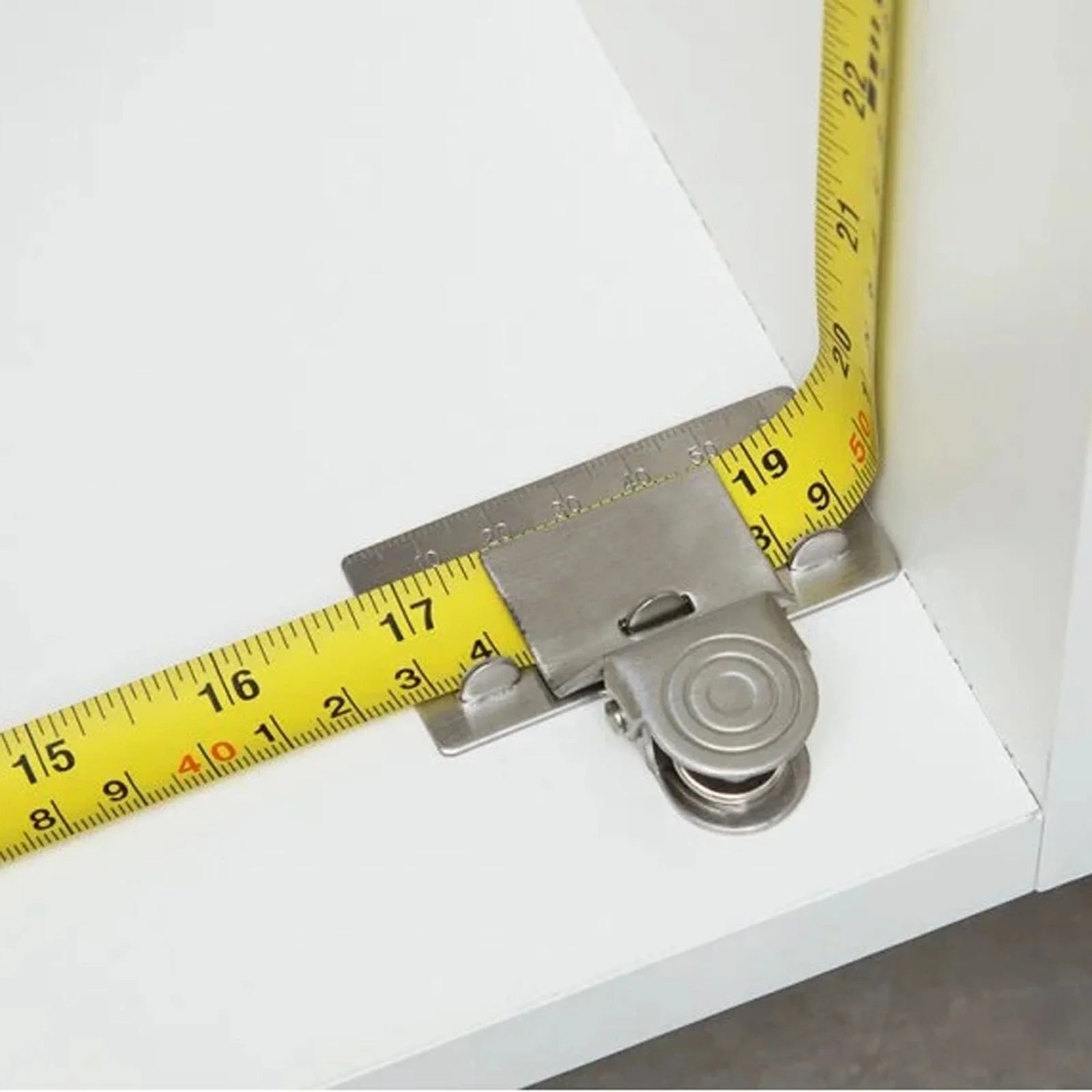 Stainless iron measuring ruler clip for tape measures, 6.5*5cm, 100g