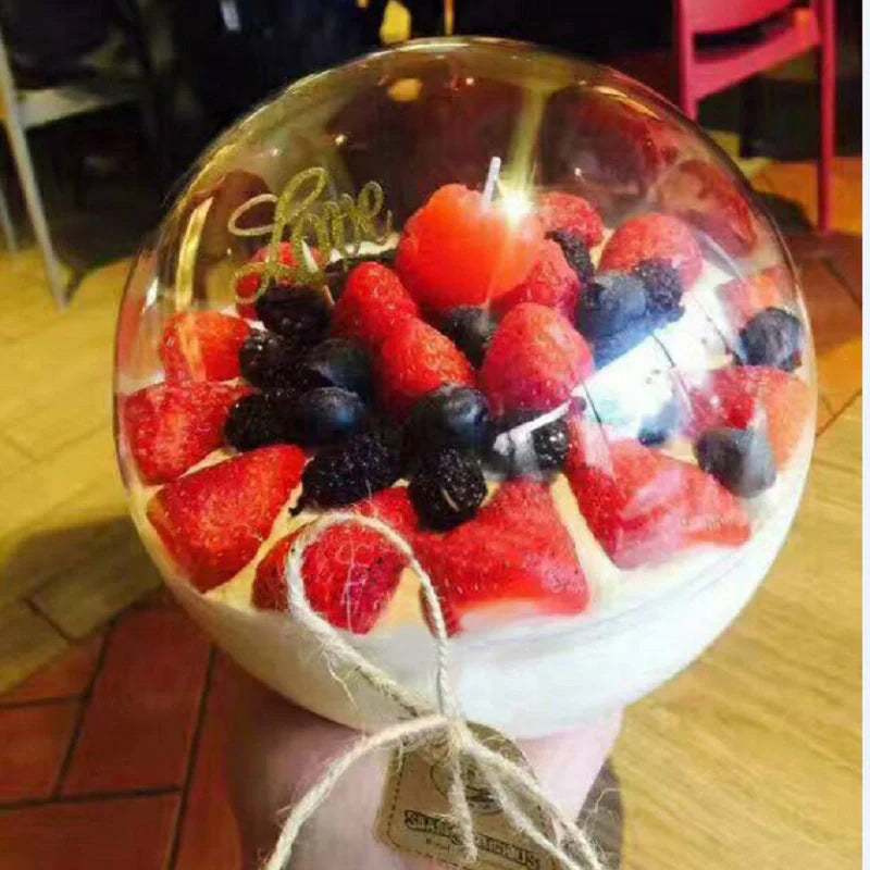 Eco-friendly PS plastic decorative hanging balls for festive and creative decorations