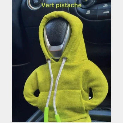 Universal gear knob cover hoodies in pure cotton for cars