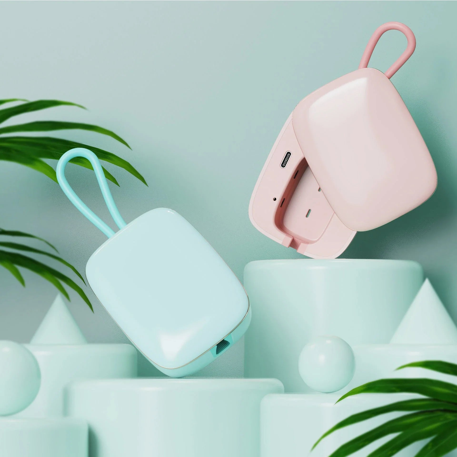 Premium UV sterilising electric toothbrush holder in green, pink, and white colours with built-in drying fan for sanitised and dry toothbrushes