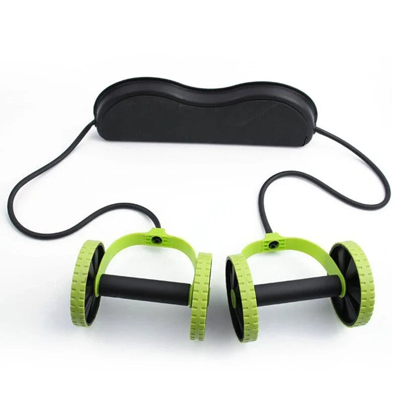 Premium versatile fitness roller with soft, sponge-like wheels for a smooth, full-body workout experience