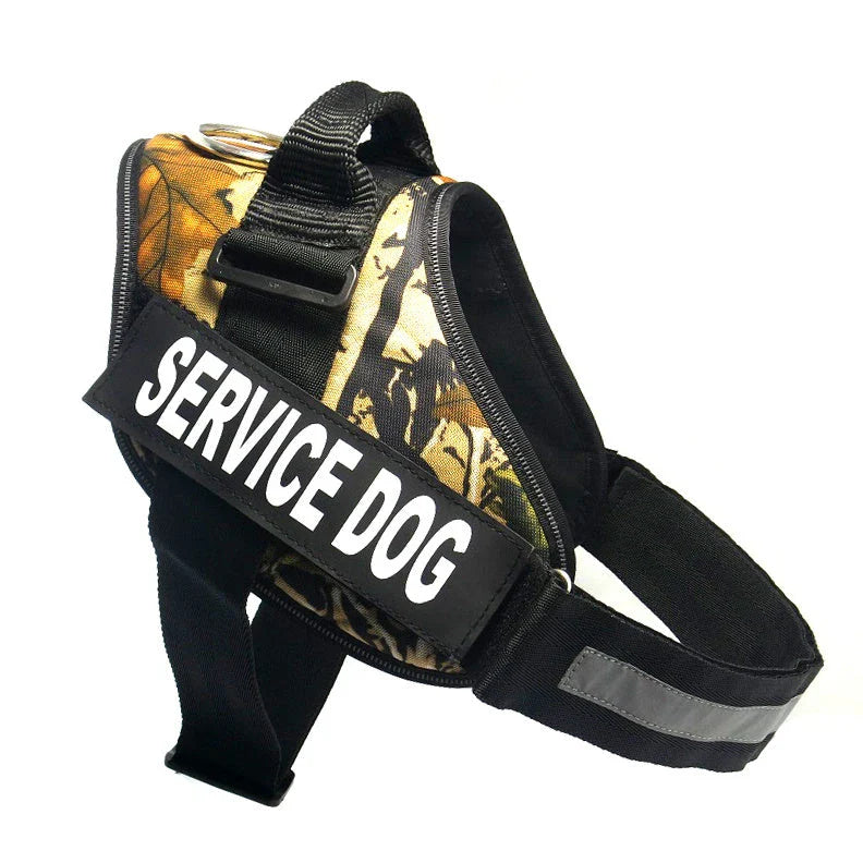 Premium nylon dog chest harness with adjustable fit for comfort and support during outdoor activities