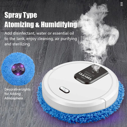 Premium Intelligent Robotic Cleaner with wet and dry mopping functionality for spotless floors in UK homes