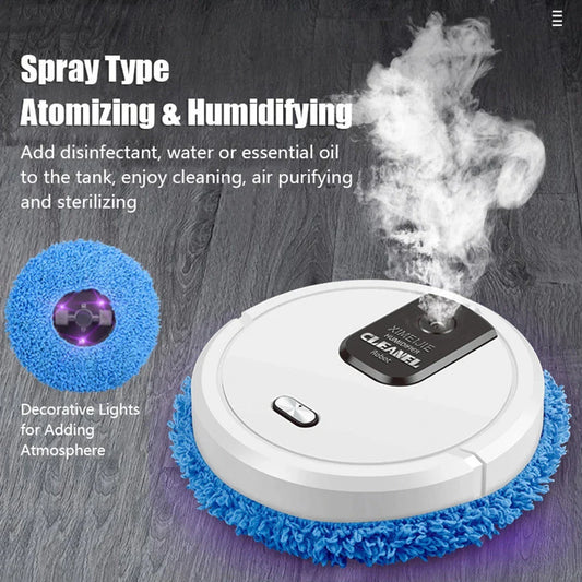 Premium Intelligent Robotic Cleaner with wet and dry mopping functionality for spotless floors in UK homes