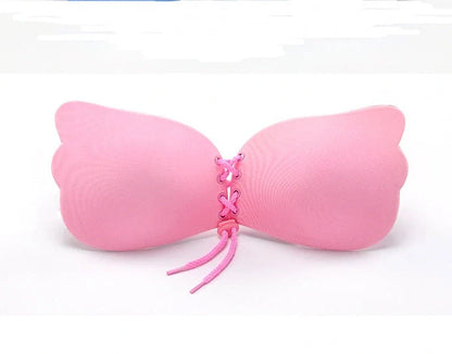 Adhesive strapless bras for women in various colours and sizes, designed for seamless support and a flawless look under backless, low-cut, and strapless dresses.