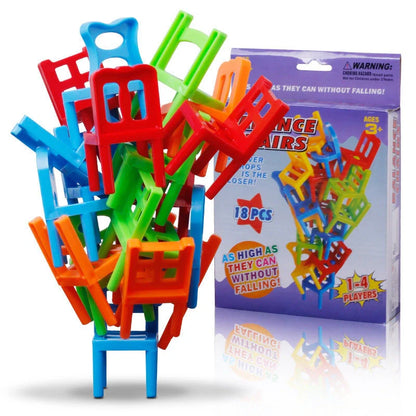 Board Game Balance Chairs for family fun and skill development