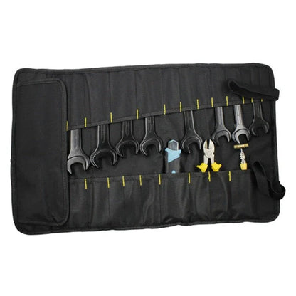 Versatile Portable Tool Organizer Bag made of 600D Oxford cloth with multiple pockets for efficient tool storage and organization