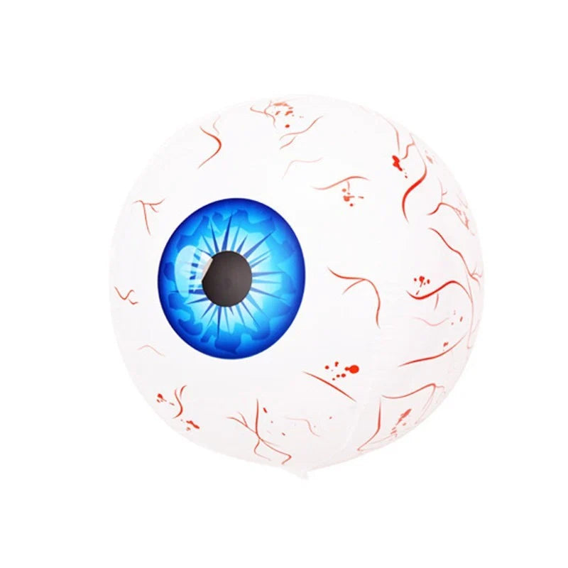 Halloween Eyeball Balloon with vivid bloodshot design for spooky decorations