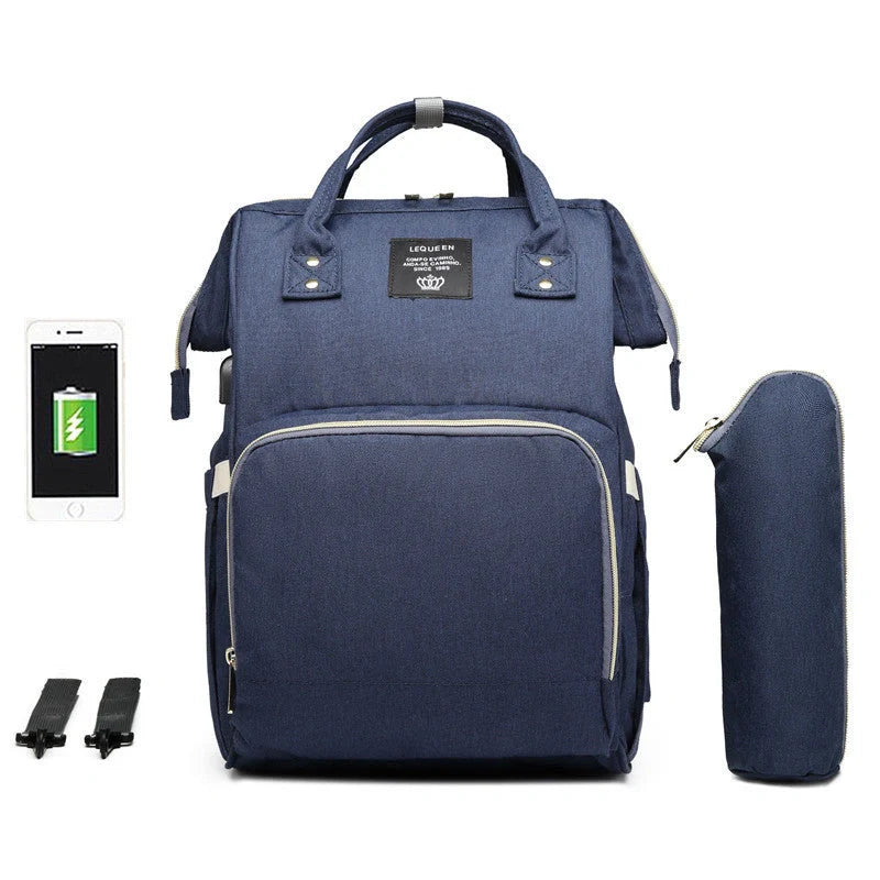 Stylish Mummy Bag - Multifunctional Large Capacity Organiser for Busy Parents in various colours and styles