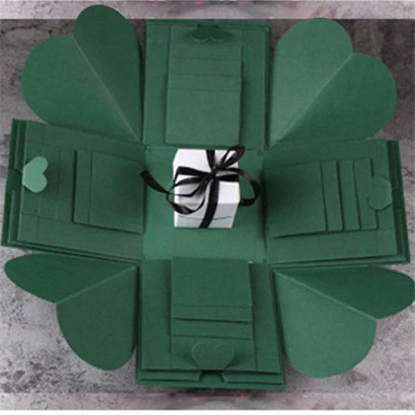 Stylish craft paper photo album box for weddings, anniversaries, and other celebrations