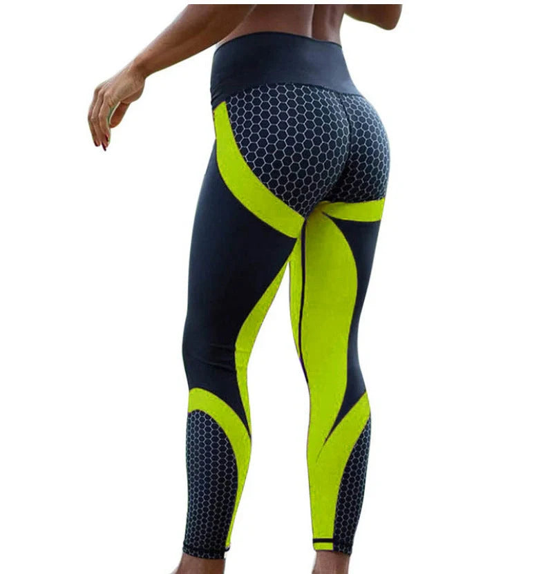 Women's seamless yoga leggings in various colours, perfect for fitness and yoga