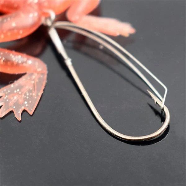 Road bait biomimetic fake bait with anti-hanging bottom hook