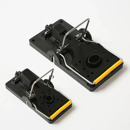 Durable reusable rodent traps with strong springs and smooth, easy-to-clean surface for effective household pest control