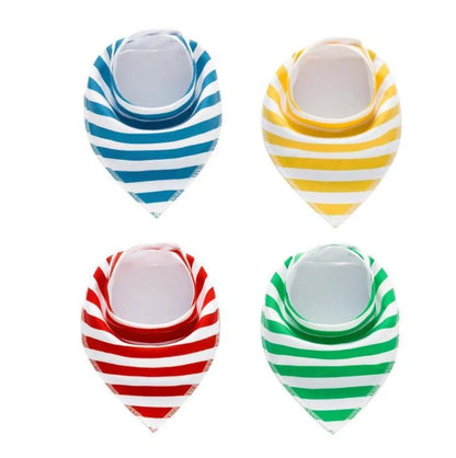 Stylish baby bibs set with arrow, wave, and triangle prints, perfect for keeping your baby clean and fashionable.