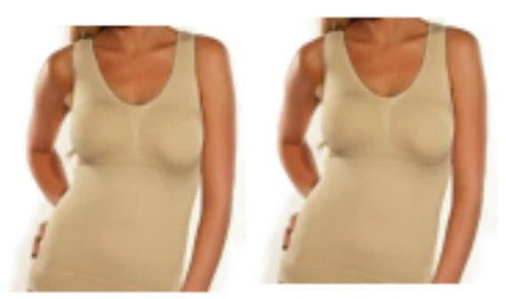 Sculpting Vest and Crop Top Set in Nude, Black, and White shades for a sleek, flattering British style