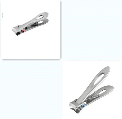 Stainless steel thick nail clippers for easy and precise toenail trimming
