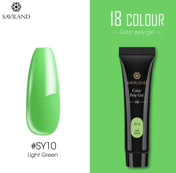 15g Coloured Crystal Nail Extension Glue for vibrant, durable nail art