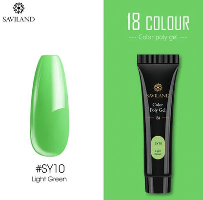 15g Coloured Crystal Nail Extension Glue for vibrant, durable nail art