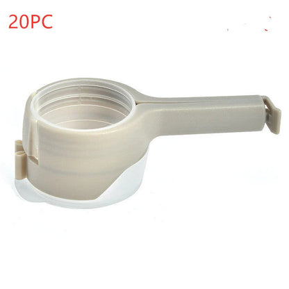 Premium food preservation clip with airtight seal and wide pouring spout to keep snacks fresh