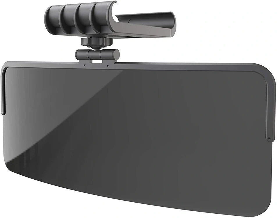 Polarized car sun visor with clear view and UV protection