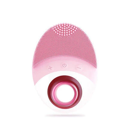 Luxurious electric face cleansing brush with wireless charging, silicone bristles, and advanced sonic technology for deep, thorough cleansing