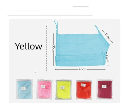 Anti-Bite Shower Bag for Cats in multiple colours, making bath time stress-free