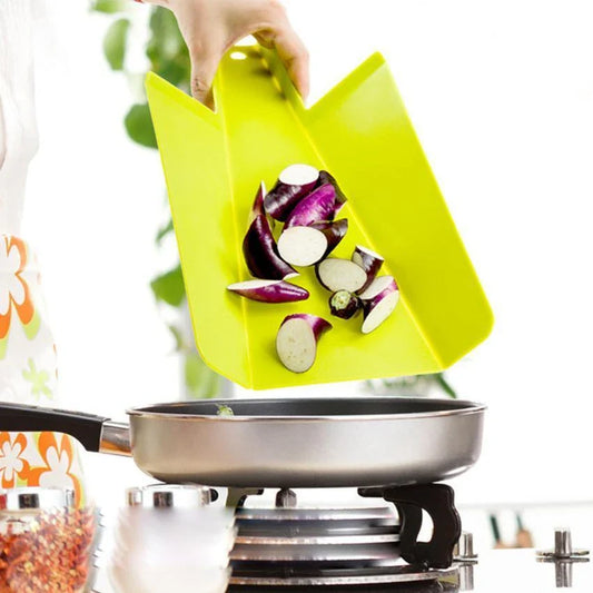 Premium foldable chopping board made of food-grade materials for versatile kitchen prep and easy storage